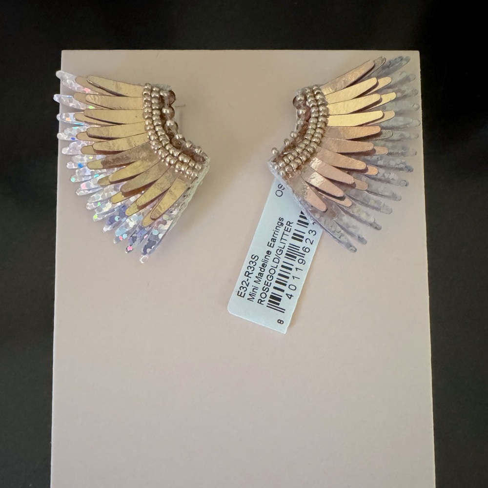 Mignonne Gavigan mini Madeline rose gold earrings